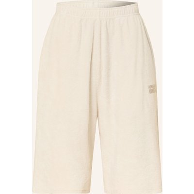 American Vintage Shorts Fuxow Aus Frottee beige