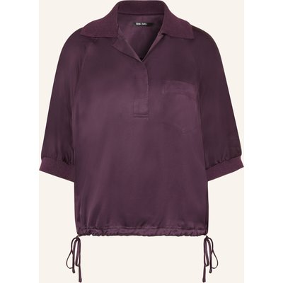 Marc Aurel Blusenshirt Aus Satin Mit 3/4-Arm lila