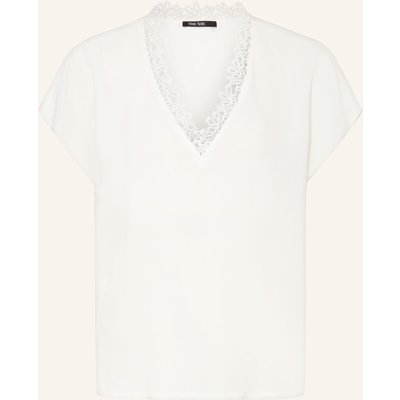 Marc Aurel Blusenshirt Mit Spitze weiss