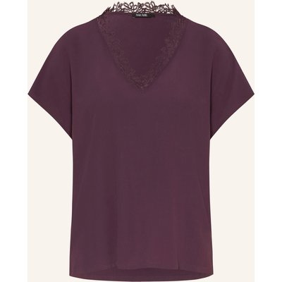 Marc Aurel Blusenshirt Mit Spitze lila