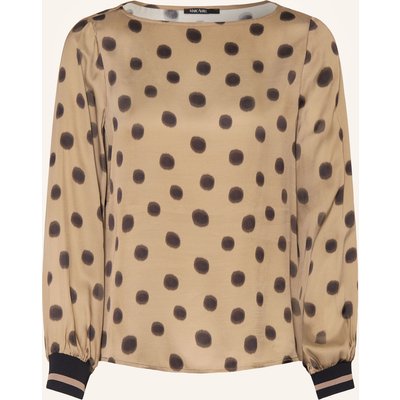 Marc Aurel Blusenshirt Aus Satin braun