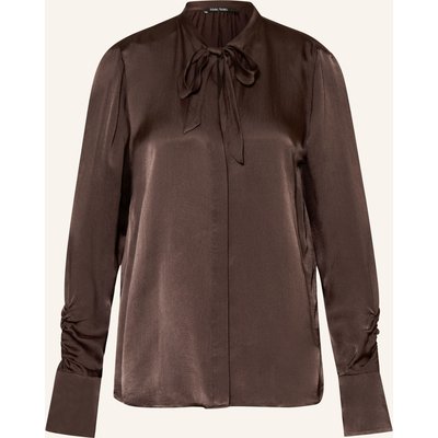 Marc Aurel Schluppenbluse braun