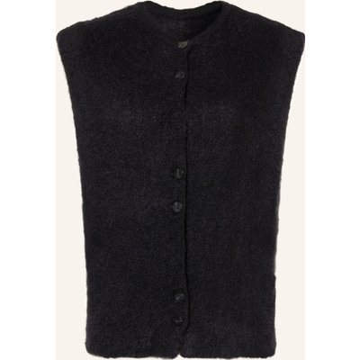 Black Palms Strickweste Aya schwarz