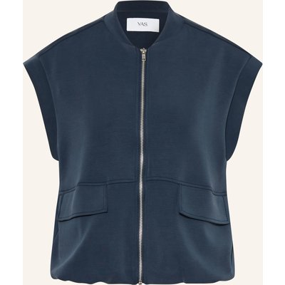 Y.A.S. Sweatweste blau