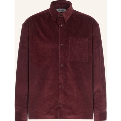 Drykorn Cordhemd Baunt Comfort Fit rot
