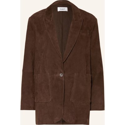 Ba&Sh Lederjacke Mosty braun