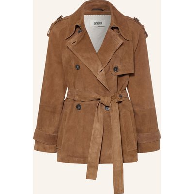 Drykorn Lederjacke Penley braun