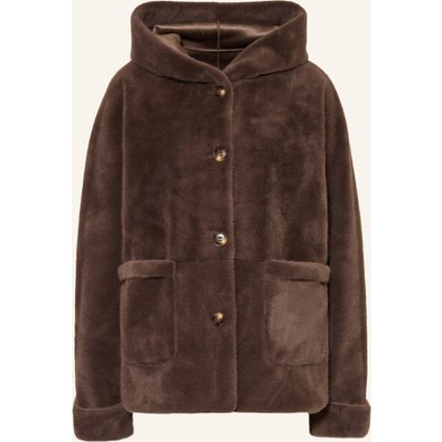 Lilienfels Kunstfell-Jacke Zum Wenden braun