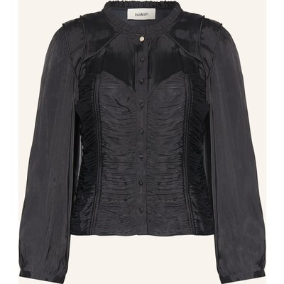 Ba&Sh Satinbluse Cimila schwarz