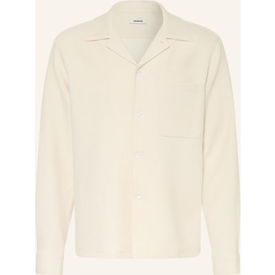 Sandro Piqué-Hemd Regular Fit beige