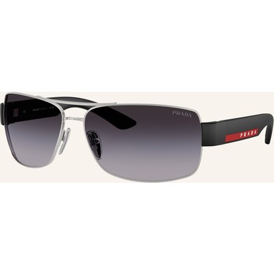 Prada Linea Rossa Sonnenbrille Ps b52s silber