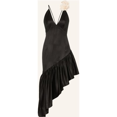 Sandro Cocktailkleid Mit Rüschen schwarz