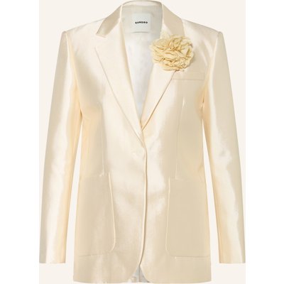 Sandro Satinblazer beige