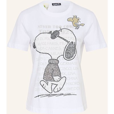 Princess Goes Hollywood T-Shirt Mit Schmucksteinen weiss