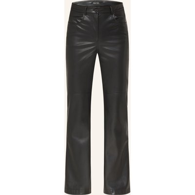 Marc Aurel Hose In Lederoptik schwarz