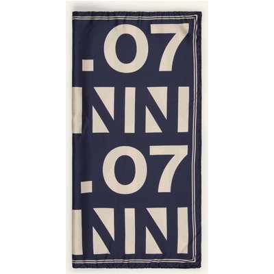Nn.07 Seidentuch blau