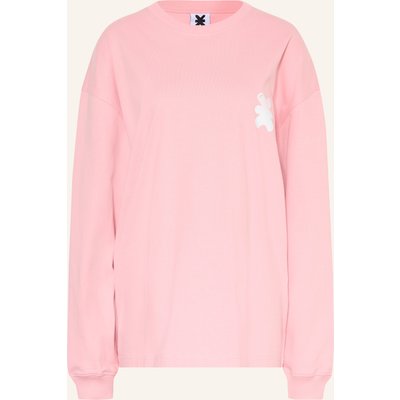 Karo Kauer Oversized-Longsleeve pink