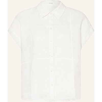 Opus Hemdbluse Felila Aus Leinen weiss