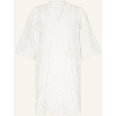 Ba&Sh Kleid Malo Mit Lochspitze Und 3/4-Arm weiss