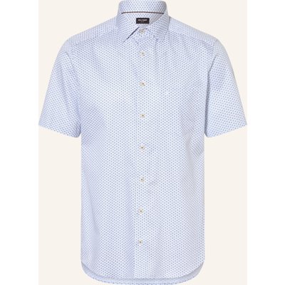 Olymp Halbarm-Hemd Luxor Modern Fit blau