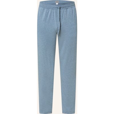 Hanro Schlafhose Casuals blau