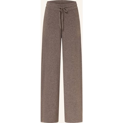 Lilienfels Strickhose Mit Cashmere braun