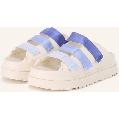 Ugg Plateau-Pantoletten Goldenglow weiss