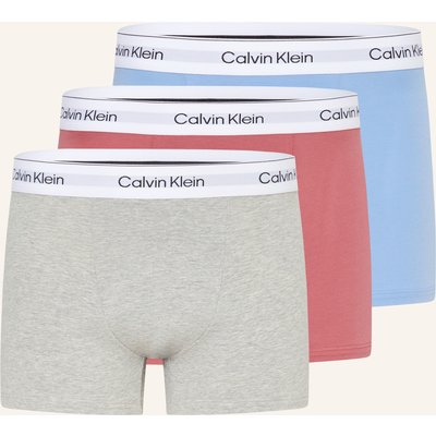 Calvin Klein 3er-Pack Boxershorts Icon Cotton Relaxed Fit grau