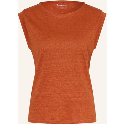 Knowledgecotton Apparel Leinentop rot