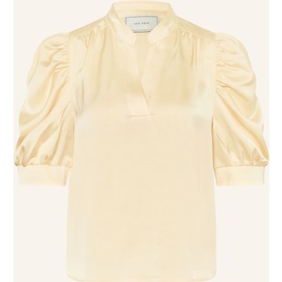 Neo Noir Blusenshirt Roella Aus Satin gelb