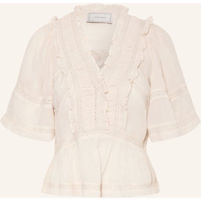 Neo Noir Blusenshirt Evienne Mit Rüschen weiss