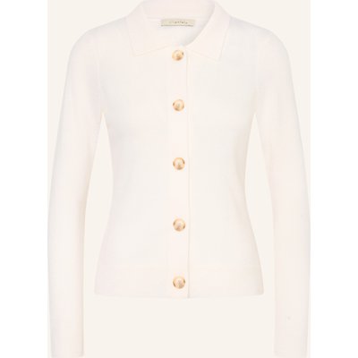Lilienfels Strickjacke Mit Cashmere weiss