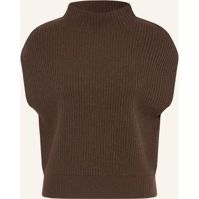 Lilienfels Pullunder Mit Cashmere braun