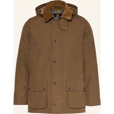Barbour Jacke Winter Ashby Mit Abnehmbarer Kapuze beige