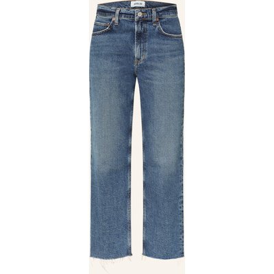 Agolde Straight Jeans Valen blau