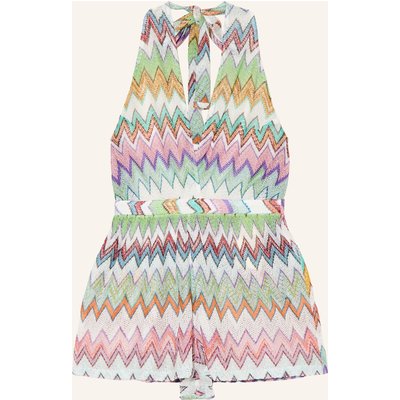 Missoni Jumpsuit Mit Glitzergarn rosa