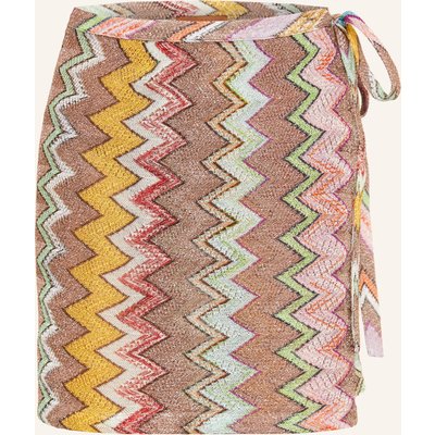 Missoni Wickelrock Mit Glitzergarn braun