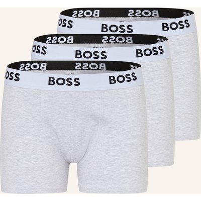 Boss 3er-Pack Boxershorts grau