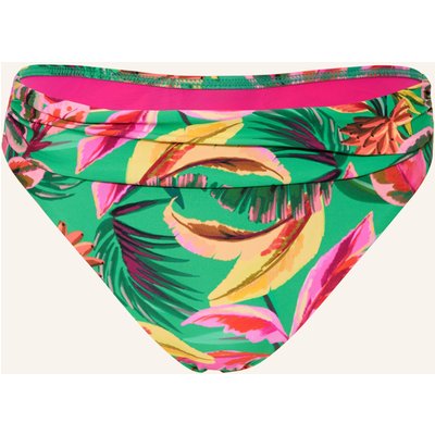 Cyell Basic-Bikini-Hose Floral Forest gruen