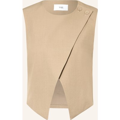 Y.A.S. Blazerweste beige