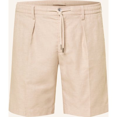 Profuomo Shorts Mit Leinen beige