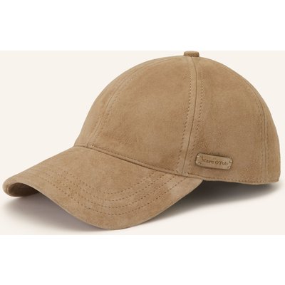 Marc O'polo Leder-Cap beige