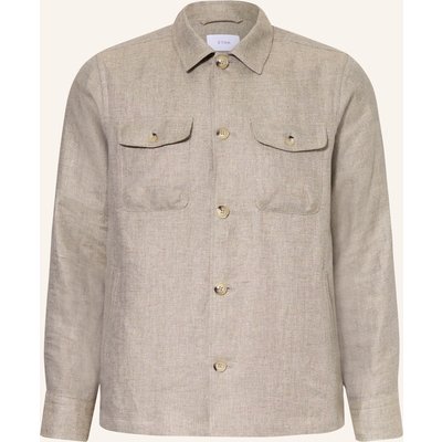 Eton Overjacket Mit Leinen beige