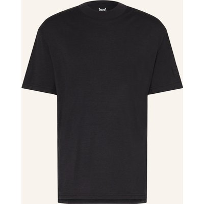 Super.Natural Funktionsshirt Casual Mit Merinowolle schwarz