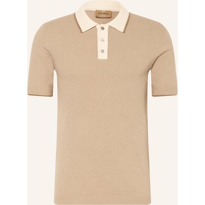 Mos Mosh Gallery Strick-Poloshirt Mmgfrancesco Regular Fit braun