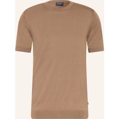 Olymp Strickshirt braun