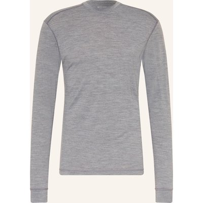 Super.Natural Funktionswäsche-Shirt tundra175 Mit Merinowolle grau