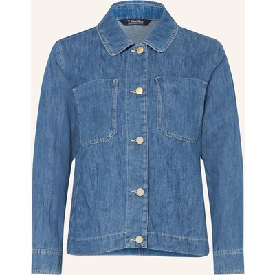 S Max Mara Jeansbluse Galante blau