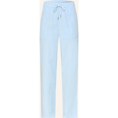 Marc Cain Hose Ranchi Mit Leinen blau