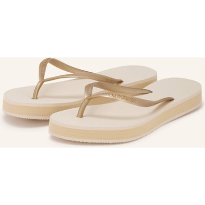 Havaianas Zehentrenner Slim beige